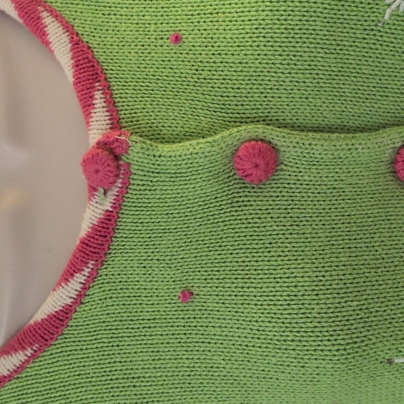 Vintage Heirloom Collectibles Santa Christmas Cardigan Sweater - Picture 5 of 16